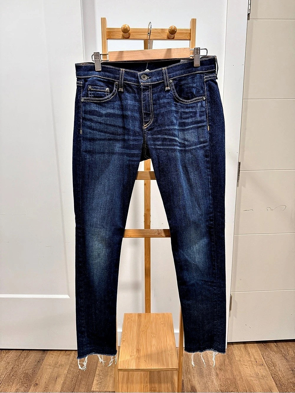 rag & bone The Dre Slim Boyfriend Jean Blue Waist 27